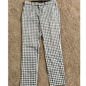 Banana republic size 2 gingham plaid dress pants